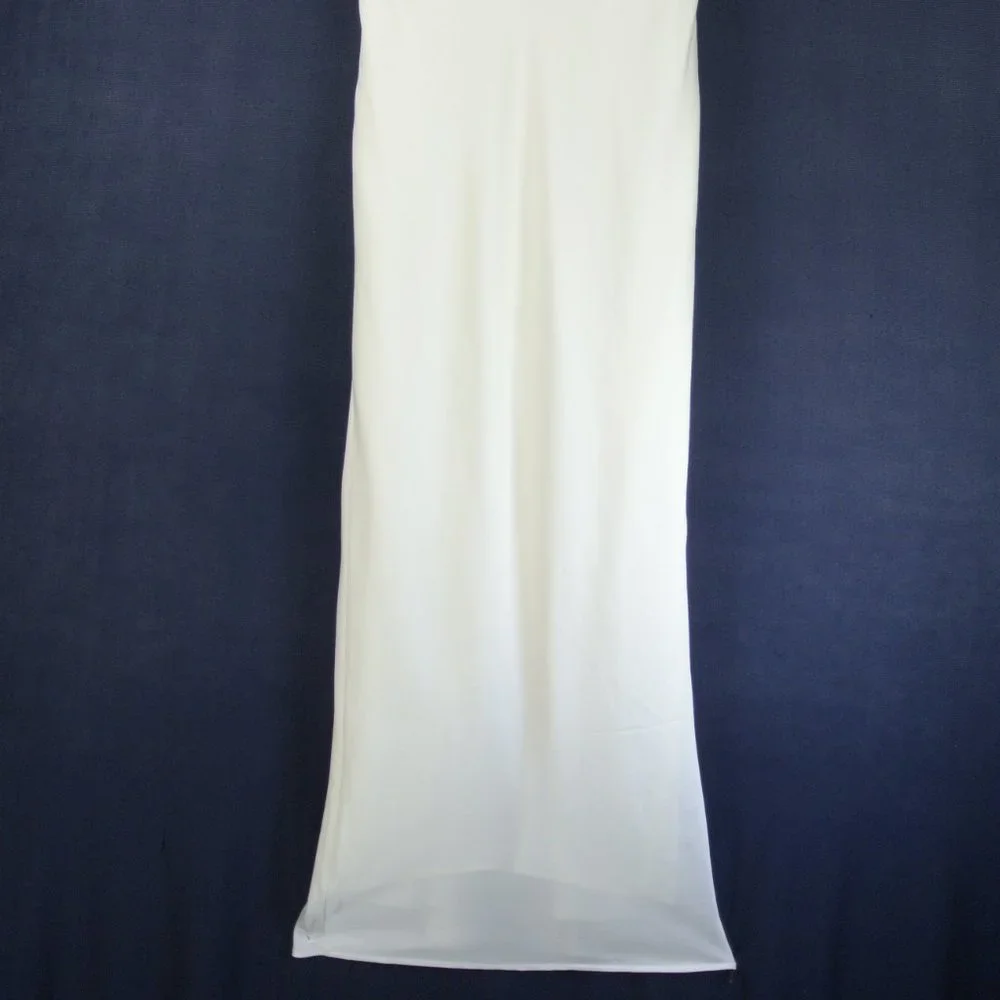 NEW House of CB London Charmaine Ivory Corset Maxi Dress size L+ #1429 - Picture 4 of 10